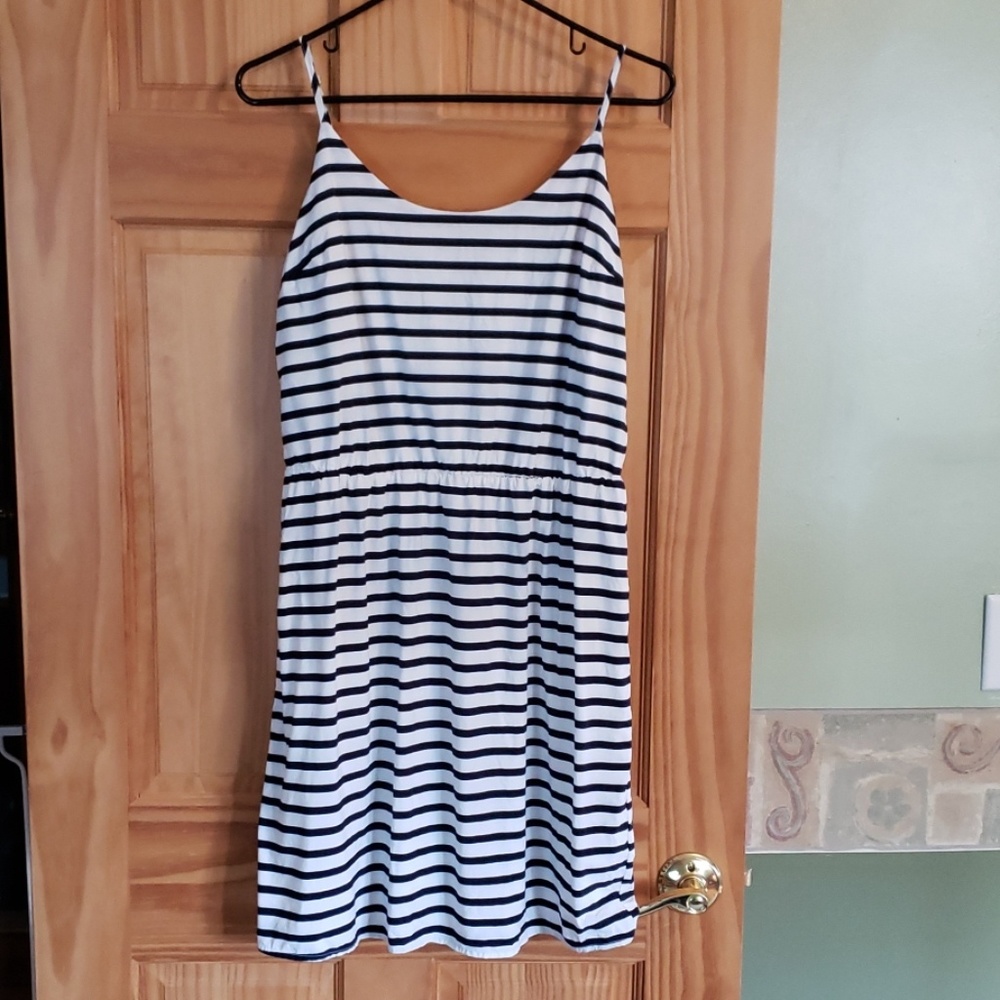 Perfect striped summer sun dress